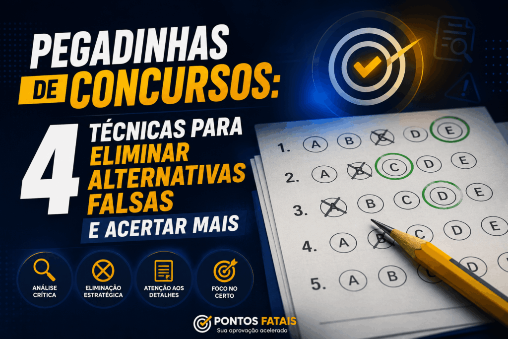 Pegadinhas em concursos, 4 dicas para não cair em pegadinhas